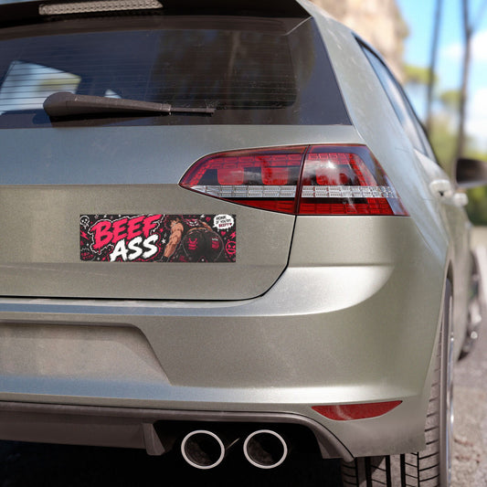Beef Ass Car Magnet